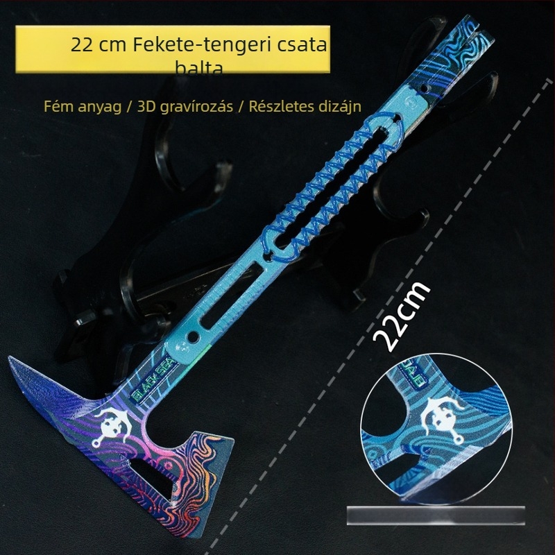 22 cm-es ötvözött fegyver modell figúra