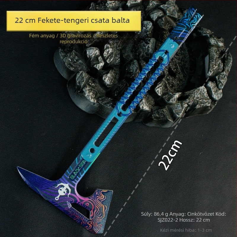 22 cm-es ötvözött fegyver modell figúra