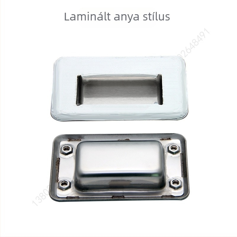 Rejtett fogantyú rozsdamentes acélból készült fém szekrényekhez, modell LS101A/LS102A