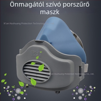 3200 Szilikon félmaszk porvédő szemüveggel, szénbányászati por és csiszolás számára, ipari használatra