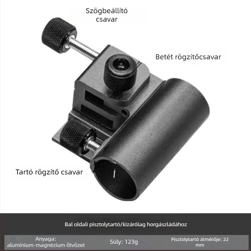 Háromrészes horgászfelszerelés-szett esernyő tartóval és rozsdamentes acél oxigénpumpa-kiegészítőkkel