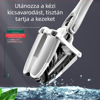 X-típusú kéz nélkül használható lapos felmosó, otthoni használatra, nedves és száraz tisztítás