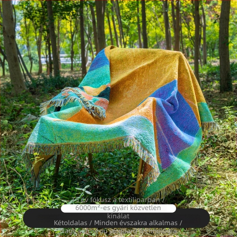 Matisse-stílusú absztrakt goblen, jacquard szövésű takaró, bohem dekoráció irodának, hálószobának és nappalinak