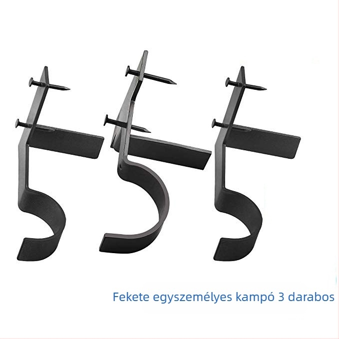 Lyukasztás nélküli függönyrúd tartó, római stílus, acél, ezüst, modern minimál stílus