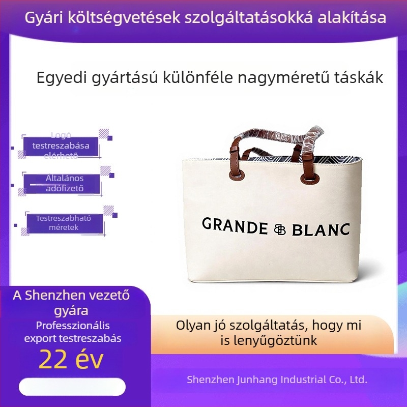 Női tote táska, nagy kapacitású, mindennapi ingázáshoz, minimalistus vállon hordható irodai stílusú táska