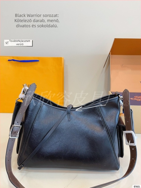 Donkey Series Fekete Harcos Carryall, nagy kapacitású váll- és keresztpántos táska, mindennapi és utazási használatra