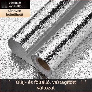Konyhai öntapadós falburkolat szekrényekhez: olajálló, tűzálló és hőálló, víz- és nedvességálló dekoratív falpanel