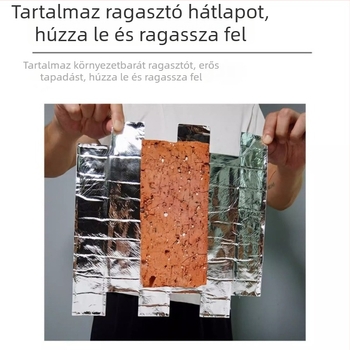 3D vörös tégla falikép, öntapadós, vízálló és nedvességálló, otthoni dekoráció, TV hátfal