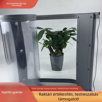 Átlátszó mágneses PVC ajtófüggöny háztartási és kereskedelmi használatra, szélálló, szúnyog elleni védelem, hőszigetelés, négy évszak