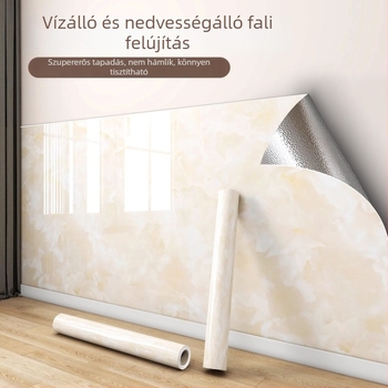 Öntapadós falburkolat csempehatású mintával, vízálló, nedvesség- és penészálló, mosható
