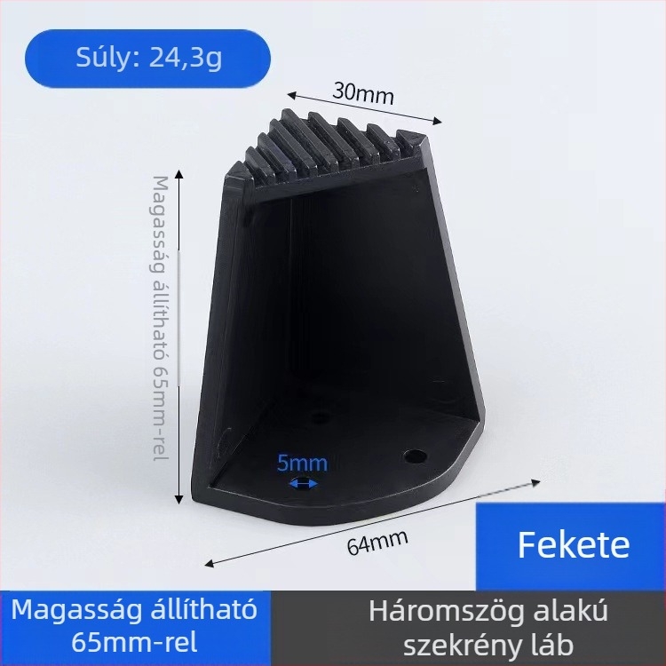 Állítható ABS műanyag bútorelábak kanapéhoz, szekrényhez és kávéasztalhoz