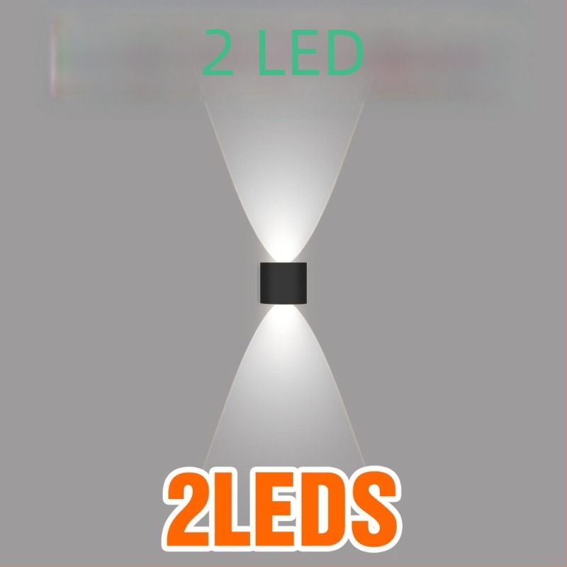Kétszárnyú kültéri LED falikar, nedvességálló, kerthez, udvarhoz, folyosóhoz és bejárathoz, falra szerelhető, energiatakarékos világítás