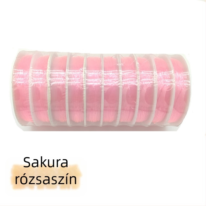 Átlátszó rugalmas gyöngyfűző zsinór DIY ékszerkészítéséhez