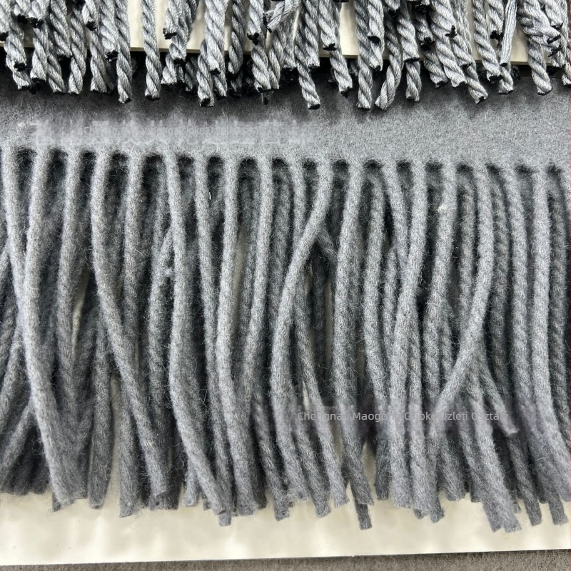 Gyapjú plüss anyagú bojt, csavart zsinórral – kiegészítők kabátokhoz és tweed kabátokhoz, DIY anyagok