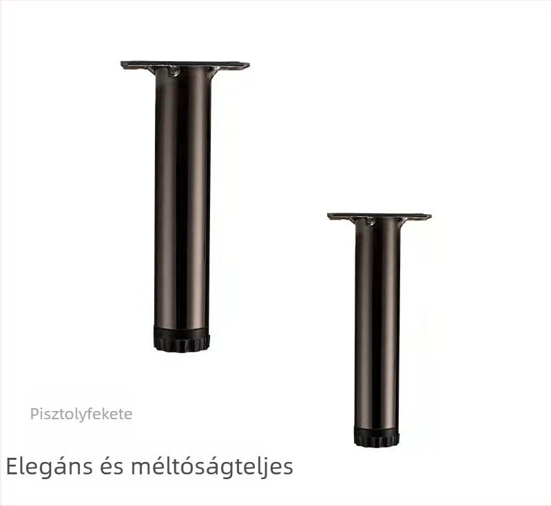 Fém bútorszárak világos luxus stílusban — kanapé, asztal, szekrény és éjjeliszekrény lábak, vasból elektroplakálva