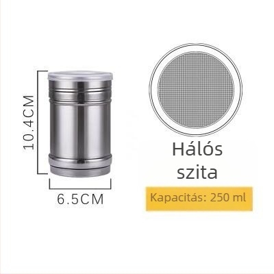 Rozsdamentes acélból készült ízesítő üvegek barbecue-hoz: só, bors, chili, kömény és szezámmag