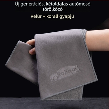 Suede anyagú autótisztító törlőkendő belső tér tisztításához, nedvszívó, szálmentes