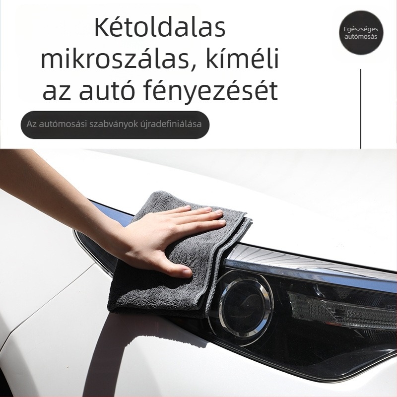 Suede anyagú autótisztító törlőkendő belső tér tisztításához, nedvszívó, szálmentes