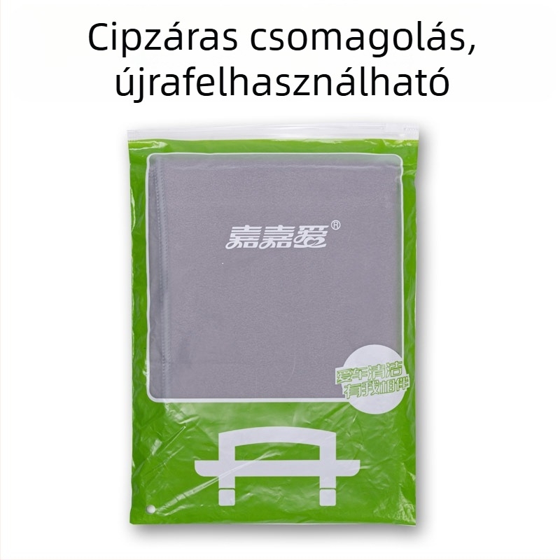 Suede anyagú autótisztító törlőkendő belső tér tisztításához, nedvszívó, szálmentes