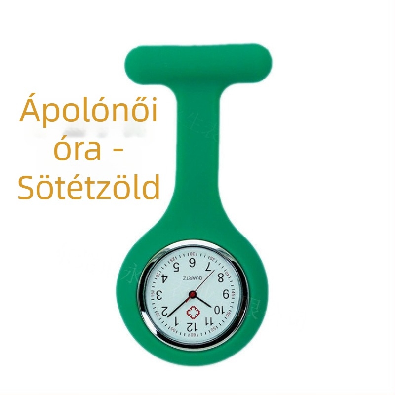 Többszínű szilikon nővér‑fob óra kampóval és logó testreszabással