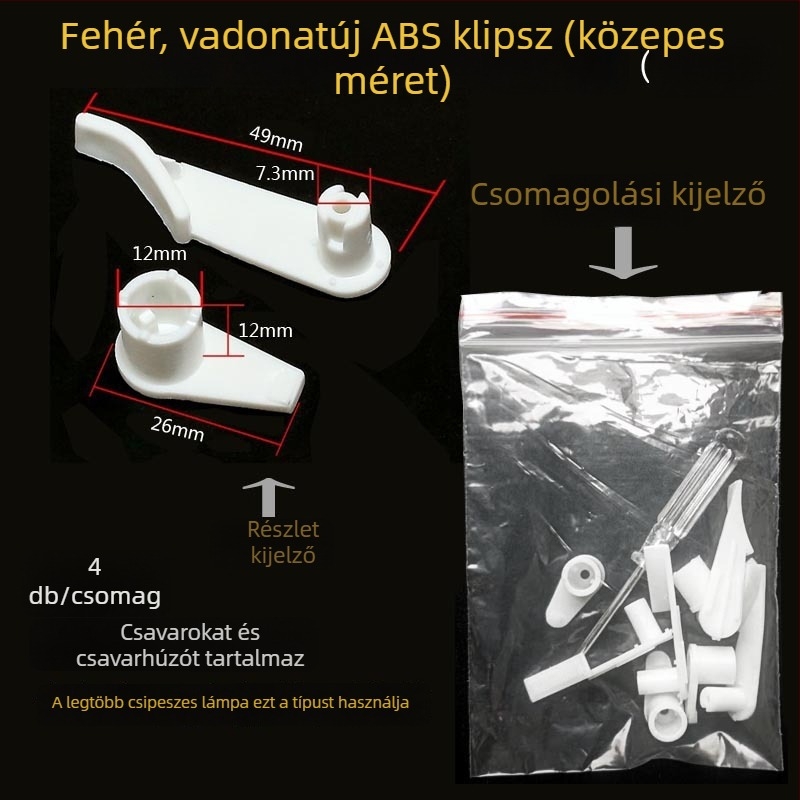 Pattintós lámpabúra burkolat, retro stílus, rögzített alap, LED mennyezeti lámpa alkatrész, univerzális