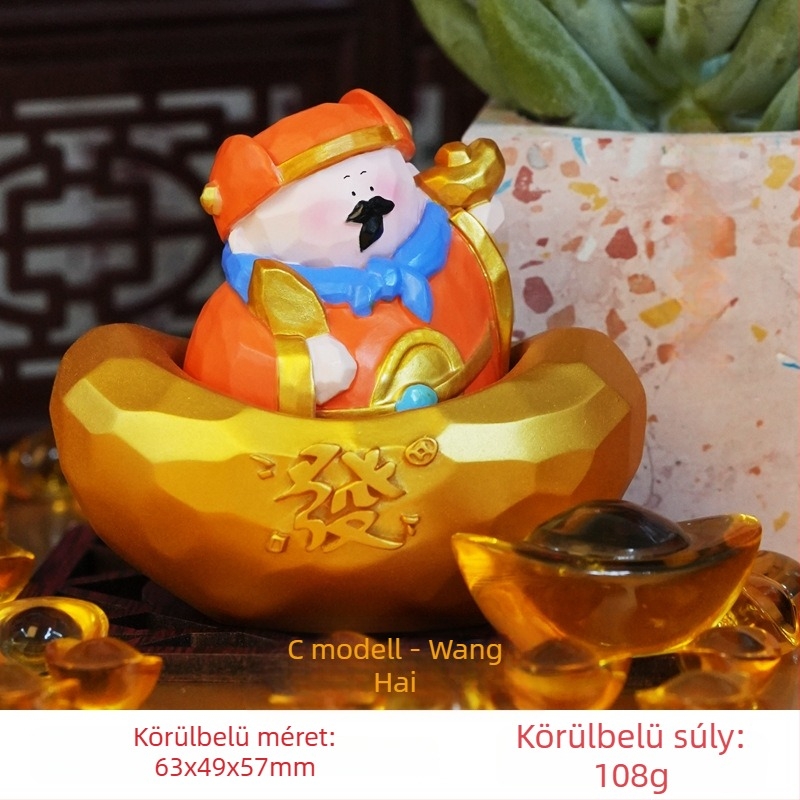 Gyantából készült jóllétet és gazdagságot hozó asztali dísz, bejárati dekoráció, templom ihletésű kulturális alkotás