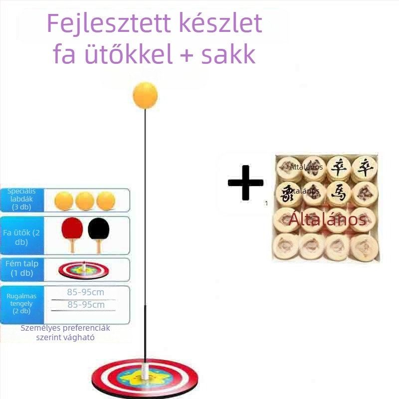 Elasztikus tengelyű asztalitenisz-edző gyerekeknek – beltéri használatra, myopia elleni