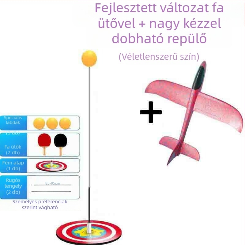 Elasztikus tengelyű asztalitenisz-edző gyerekeknek – beltéri használatra, myopia elleni