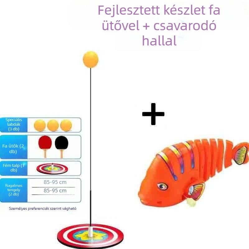 Elasztikus tengelyű asztalitenisz-edző gyerekeknek – beltéri használatra, myopia elleni