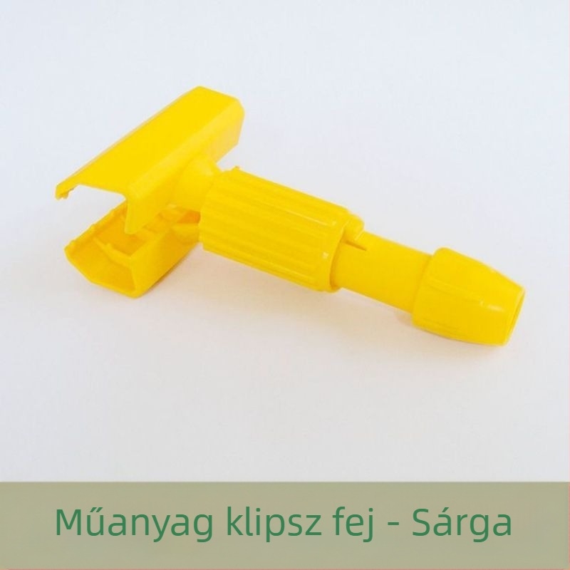 Tigris csipeszes mopfej – cserélhető fej wax mophoz, színes kódolású, rostos nedvszívó