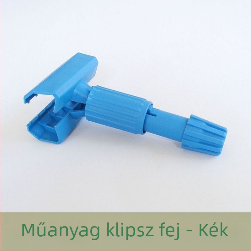Tigris csipeszes mopfej – cserélhető fej wax mophoz, színes kódolású, rostos nedvszívó