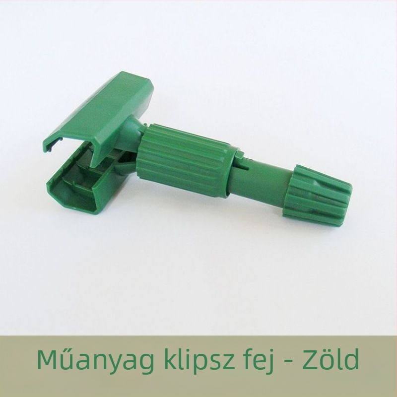 Tigris csipeszes mopfej – cserélhető fej wax mophoz, színes kódolású, rostos nedvszívó
