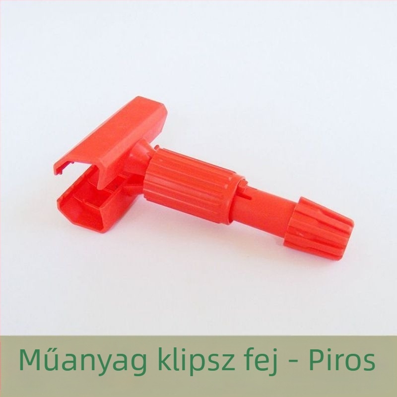 Tigris csipeszes mopfej – cserélhető fej wax mophoz, színes kódolású, rostos nedvszívó