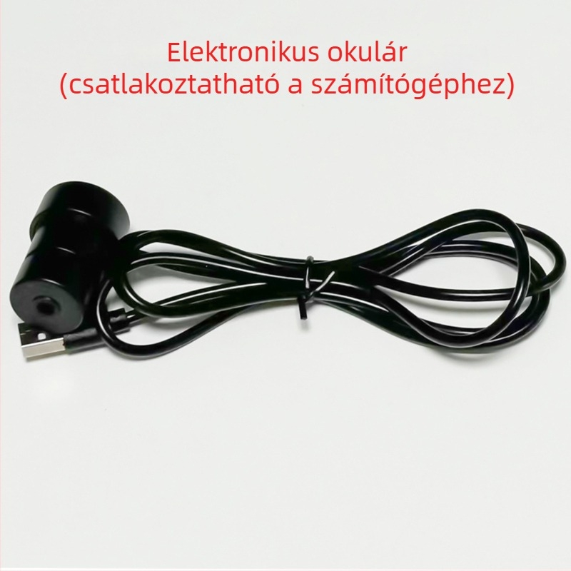 Binokuláris biológiai mikroszkóp oktatás és kutatás számára, 40–1600x nagyítás