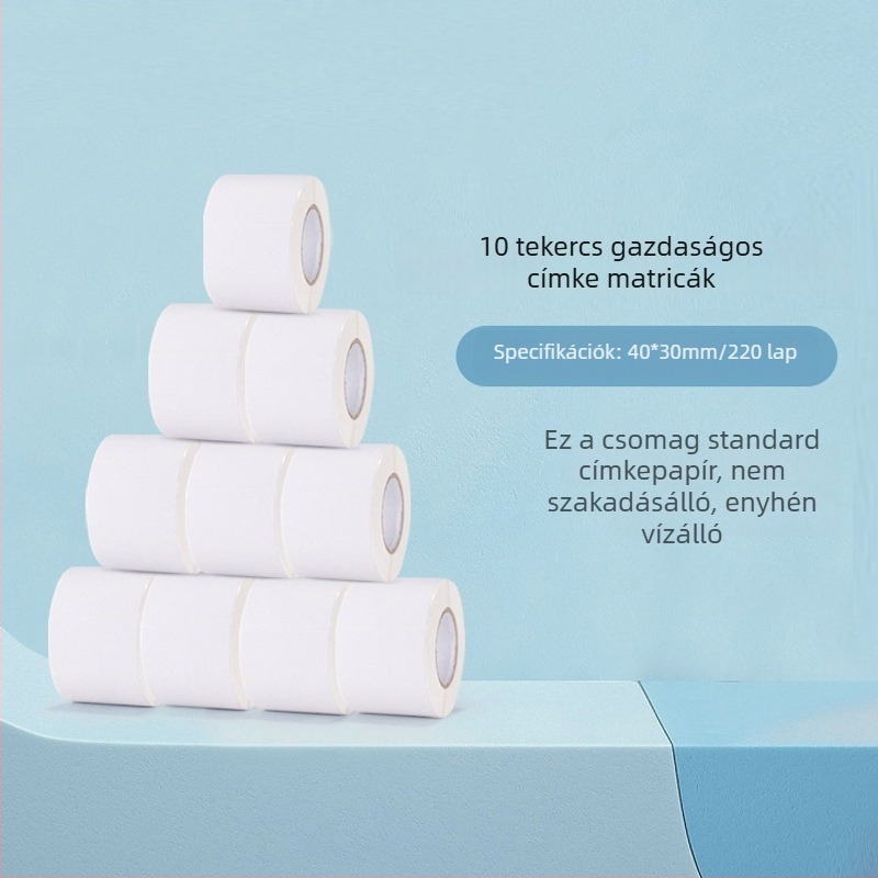 Marklife P50 Hordozható Bluetooth hőnyomtató árcímkékhez