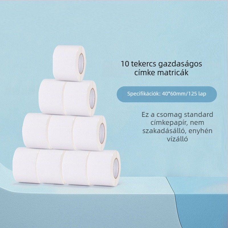 Marklife P50 Hordozható Bluetooth hőnyomtató árcímkékhez