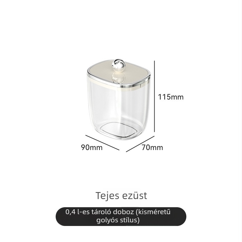 Átlátszó műanyag játék-tároló edény gyerekeknek építőkockákhoz, zárható fedéllel
