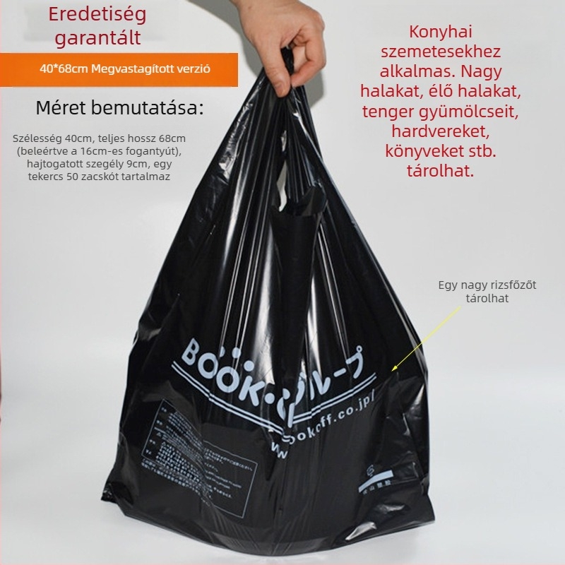 Extra vastag csomagoló tasak halakhoz és tengeri gyümölcsökhöz – kézi hordozható