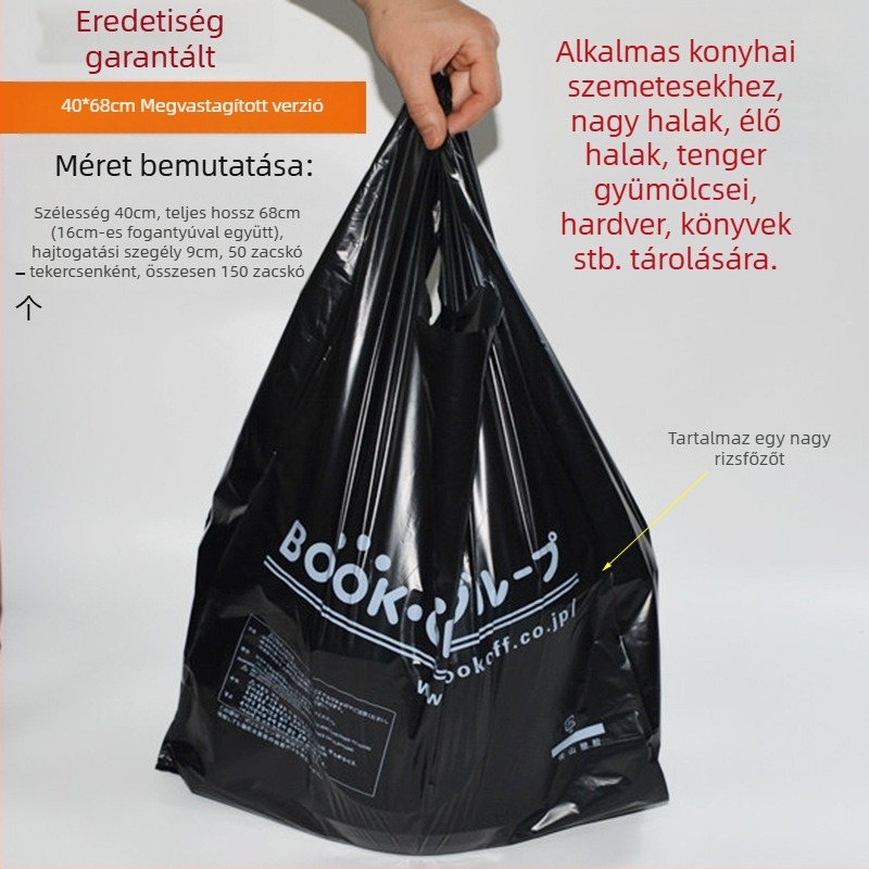 Extra vastag csomagoló tasak halakhoz és tengeri gyümölcsökhöz – kézi hordozható