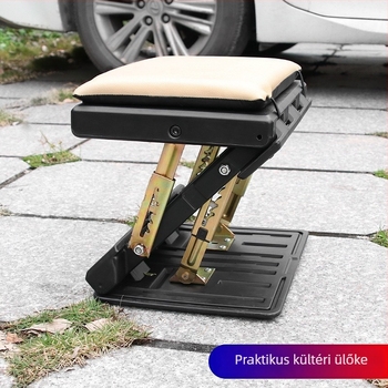 Autóülés lábtámasz kiegészítő párnával, hátsó pedállal és rocking bár