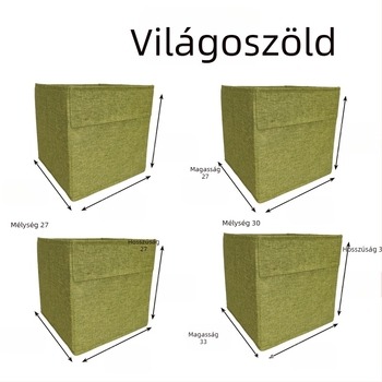 Összecsukható textil tároló doboz ruháknak — mosható, szagtalan, fiókos stílusú