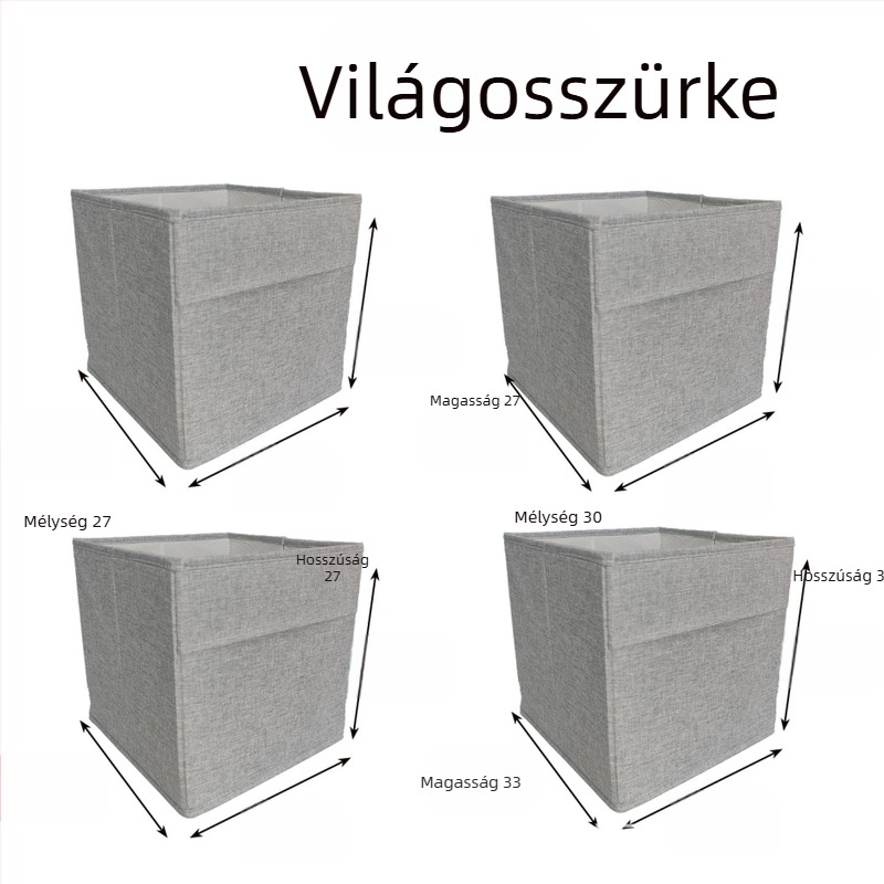 Összecsukható textil tároló doboz ruháknak — mosható, szagtalan, fiókos stílusú