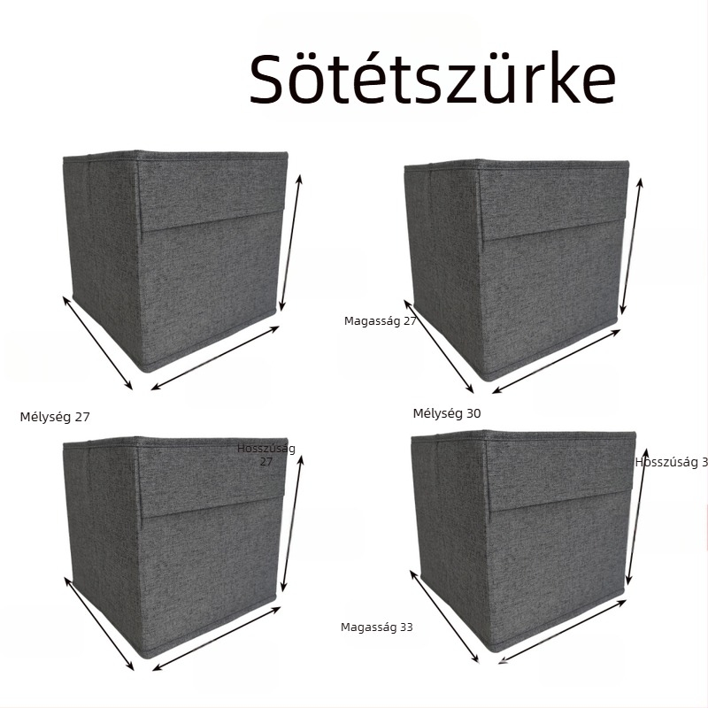 Összecsukható textil tároló doboz ruháknak — mosható, szagtalan, fiókos stílusú