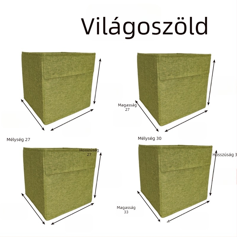 Összecsukható textil tároló doboz ruháknak — mosható, szagtalan, fiókos stílusú