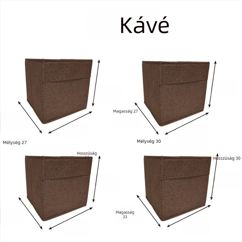 Összecsukható textil tároló doboz ruháknak — mosható, szagtalan, fiókos stílusú