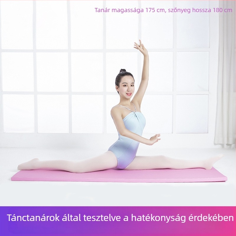 Gyermekeknek szóló torna- és jóga matrac – vastag, csúszásmentes PU anyagból, 120×60×3 cm