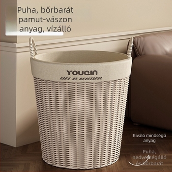 Nagy kapacitású ruhaszennyes kosár fürdőszobába, ruhák és játékok tárolására
