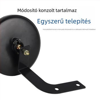 Elektromos tricikli és lakókocsi hátratekintő tükrök készlet — Nagy kör alakú tükör, Kis kör alakú tükör, Konvex tükör, Négykerekes reflektor