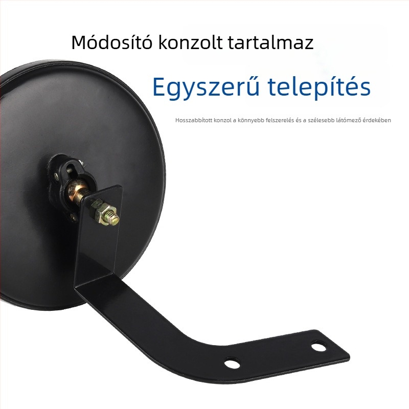 Elektromos tricikli és lakókocsi hátratekintő tükrök készlet — Nagy kör alakú tükör, Kis kör alakú tükör, Konvex tükör, Négykerekes reflektor