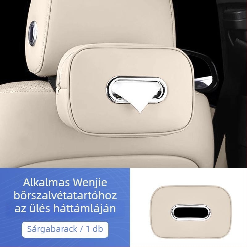 Autóba való szalvétatartó, napellenzőre akasztható, papírdoboz, kompatibil 26 M7 Wenjie M9/M8 modellal